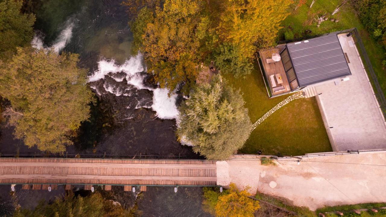 Waterfall Glamping Cabin Villa Bihac Exterior photo